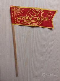 Bandiera URSS con colomba della pace (vintage!)