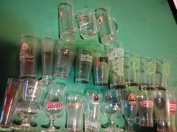 collezione 22 bicchieri da birra 