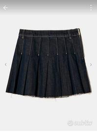 Minigonna di Jeans Nuova con Cartellino