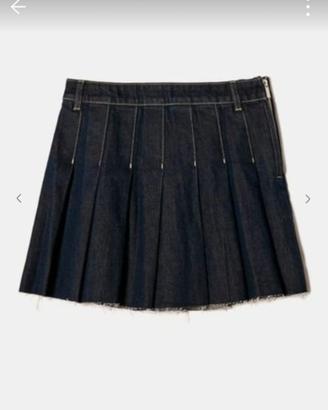 Minigonna di Jeans Nuova con Cartellino