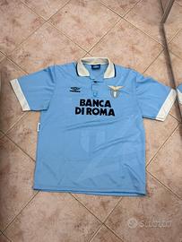 Maglia da Calcio della Lazio Vintage marca Umbro