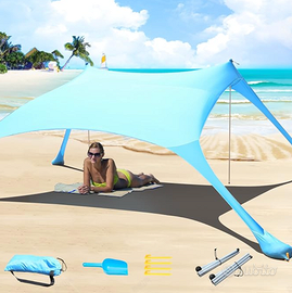 CUUPO Tenda da spiaggia protezione UV50+  Nuova