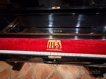 Pianoforte Vert+Sgabello nero Lucido