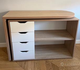 Set studio: Scrivania estensibile e sedia 130€