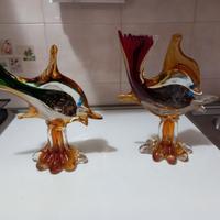 Pesci da esposizione in vetro di Murano