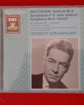 CD – SINFONIA Nr.9 – BEETHOVEN – HERBERT VON KARAJ