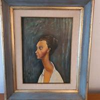 quadro pittura ad olio pittore minore M.cambi