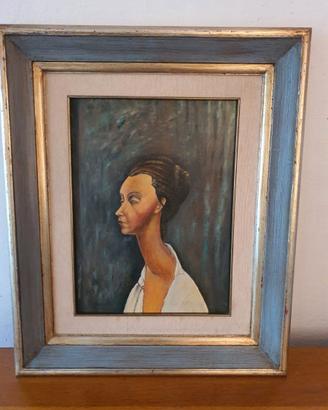 quadro pittura ad olio pittore minore M.cambi