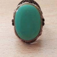 Anello in argento 925 con turchese