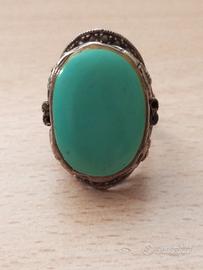 Anello in argento 925 con turchese