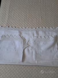 parure lenzuola matrimoniali da corredo