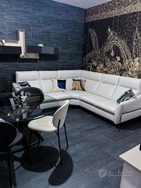 Divano Angolare in pelle