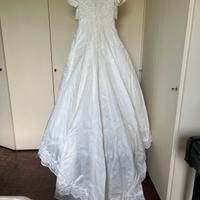 vestito da sposa  in seta