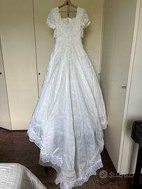 vestito da sposa  in seta
