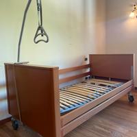 Letto ospedaliero elettrico in legno Banjo Deluxe