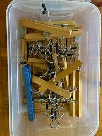 34 Appendini gruccia per pantaloni