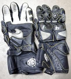 Guanti da moto in pelle e carbonio Arlen Ness