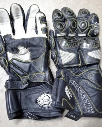 Guanti da moto in pelle e carbonio Arlen Ness