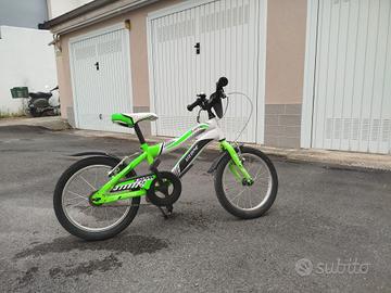 Bici bambino/a Kappa verde e bianca 