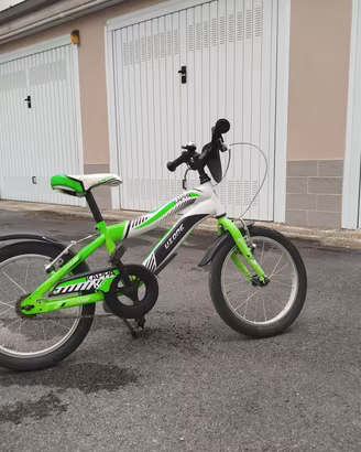 Bici bambino/a Kappa verde e bianca 