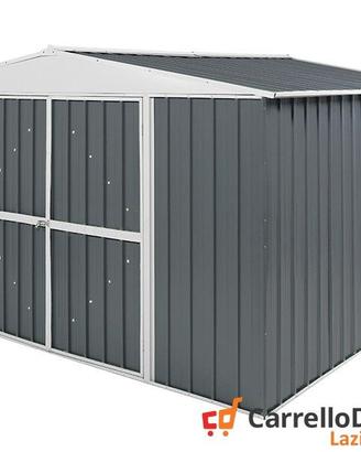 Box in Acciaio da giardino 360x345 grigio scuro