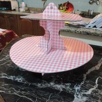 Alzatina nuova a 2 piani per eventi bimbe