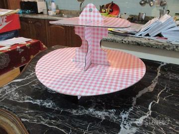 Alzatina nuova a 2 piani per eventi bimbe