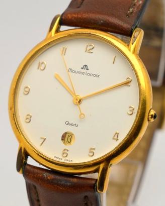 Orologio maurice lacroix ref. 92127 placcato oro