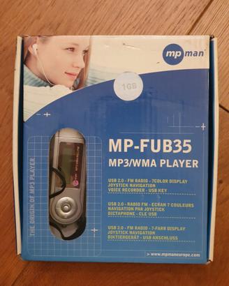 Lettore mp3 con radio FM e registratore