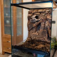 Terrario - Teca per rettili in vetro 45x45x60