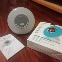 Orologio sveglia luminoso con musica bluetooth