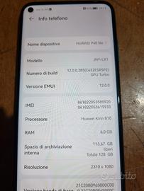 Huawei P40 Lite 128gb e 6gb di ram smartphone tele