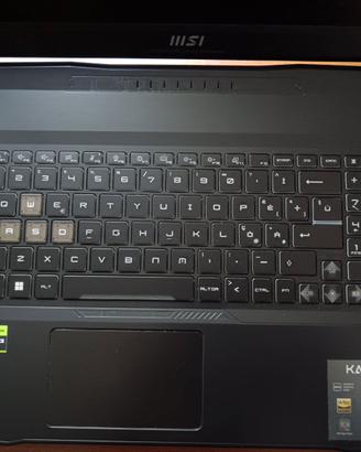 Notebook gaming MSI katana 17 b13v non funzionante