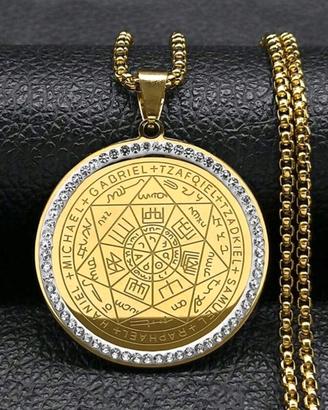 Collana protettiva dei 7 arcangeli Acciaio