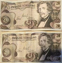 banconote da20 scellini austriaci