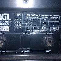 Cassa per chitarra Engl 2 coni.