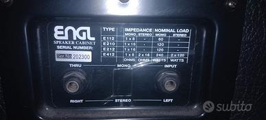 Cassa per chitarra Engl 2 coni.