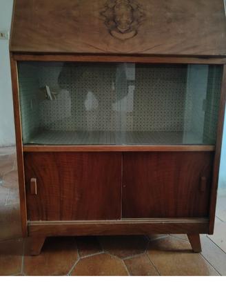 Mobile vetrina vintage con ribalta