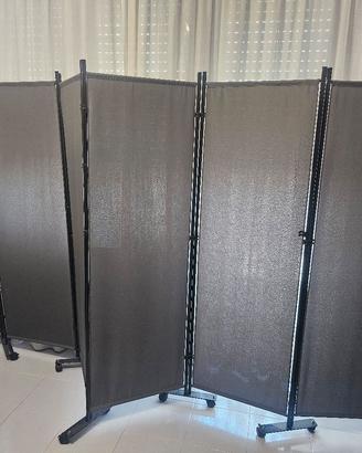 Paravento Separè Divisorio con ruote
