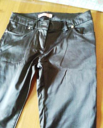 pantaloni donna marrone scuro 