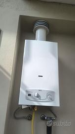 Scaldabagno camera aperta Baxi 14 Litri con canna