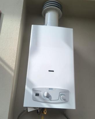 Scaldabagno camera aperta Baxi 14 Litri con canna