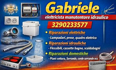 Elettricista manutentore idraulico