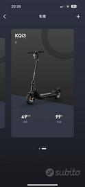 Monopattino elettrico niu kqi3 pro