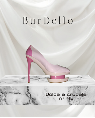 scarpe fetish plateau rosa shocking n° 46