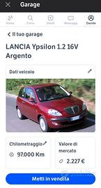 LANCIA Ypsilon 1.2 16V Argento