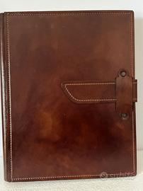 Album porta foto vintage in cuoio