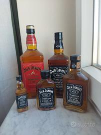 Lotto bottiglie Jack Daniel's 