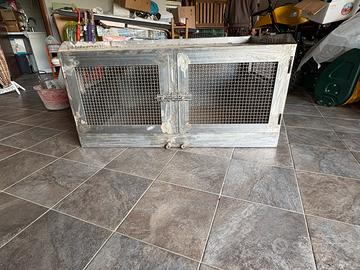Gabbia per cani in acciaio