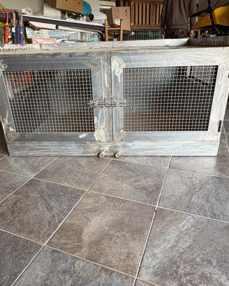 Gabbia per cani in acciaio